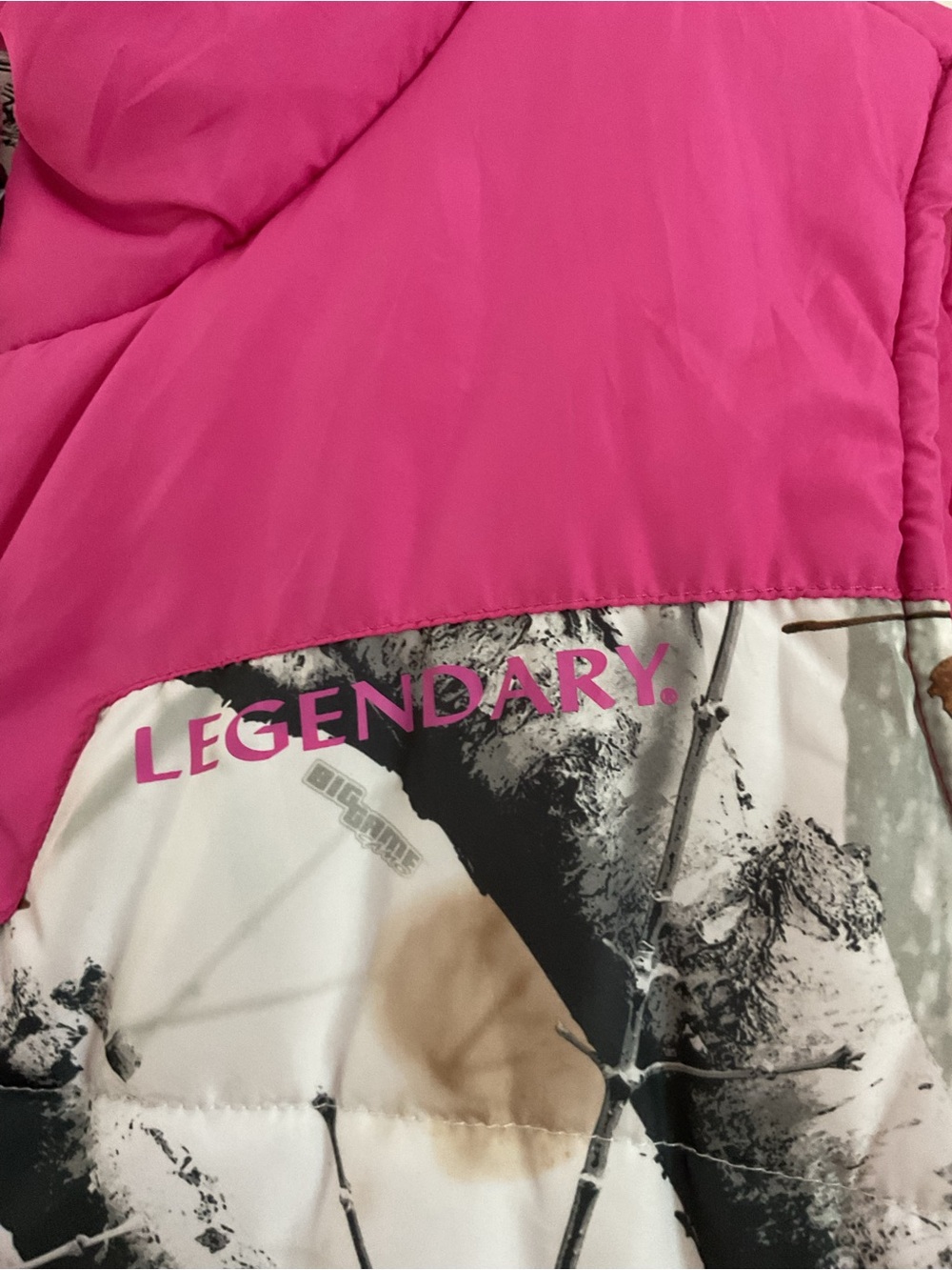 Legendary Pink Camo-Print Quilted Vest SZ L - Picture 4 of 14